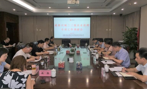兴城集团党委委员、副总经理李鸣琴带队调研 二三级企业清理专项工作